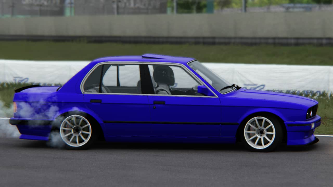 アセットコルサのカーMOD「BMW325ターボE30型セダン(SMPS E30 sedan 325 Turbo)」