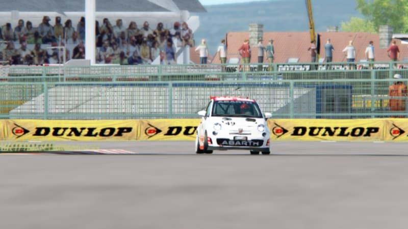 アバルト500アセットコルセ（Abarth500 Assetto Corse）のテスト走行5