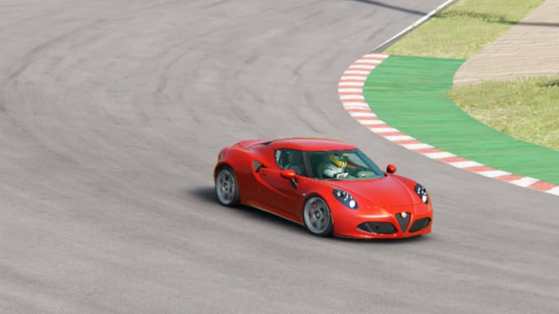 アルファロメオ4C（Alfa Romeo 4C）のテスト走行3