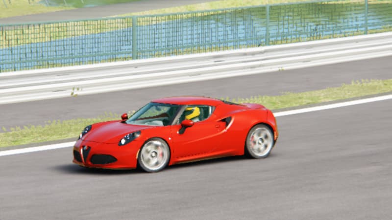 アルファロメオ4C（Alfa Romeo 4C）のテスト走行6