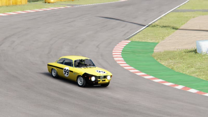 【アセットコルサ】アルファロメオ・ジュリア・スプリントGTA（Alfa Romeo GTA）のテスト走行3