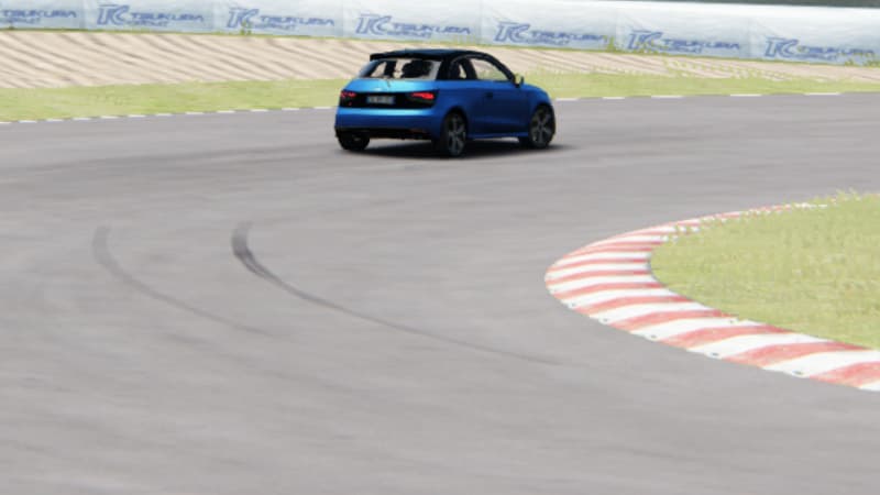 アセットコルサ「アウディS1（Audi S1）」のテスト走行2