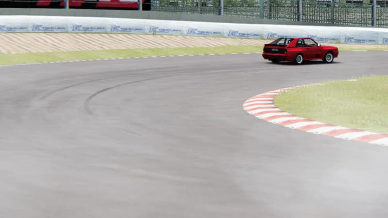 アセットコルサ「アウディ・スポーツ・クワトロ（Audi Sport quattro）」のテスト走行2