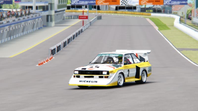アセットコルサ「アウディ・スポーツ・クワトロS1 E2（Audi Sport Quattro S1 E2）」のテスト走行